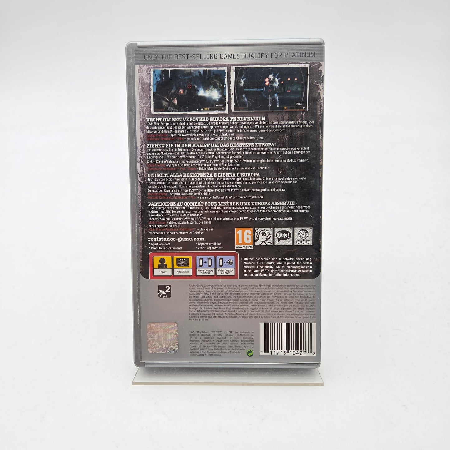 RESISTANCE RETRIBUTION - PLAYSTATION PORTABLE