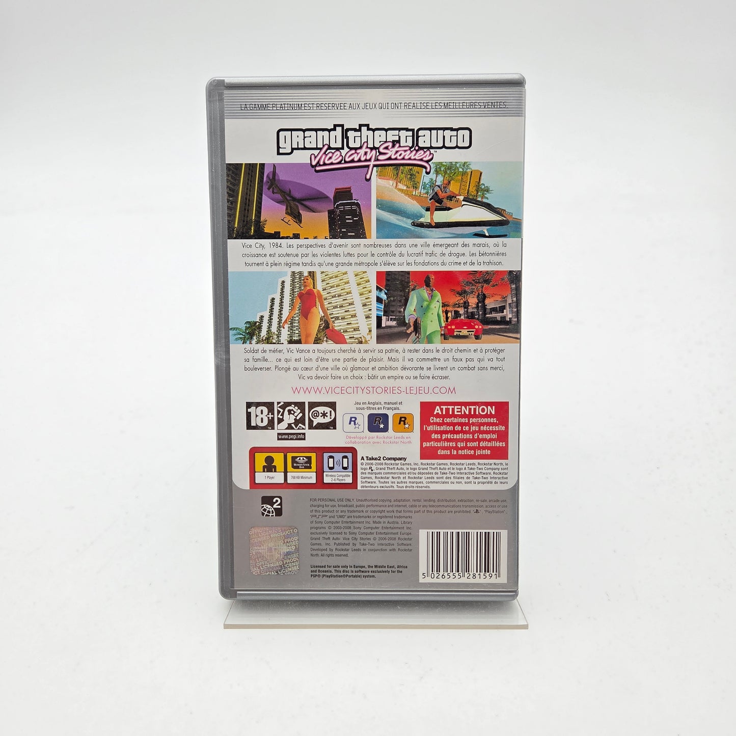 GRAND THEFT AUTO VICE CITY STORIES - PLAYSTATION PORTABLE