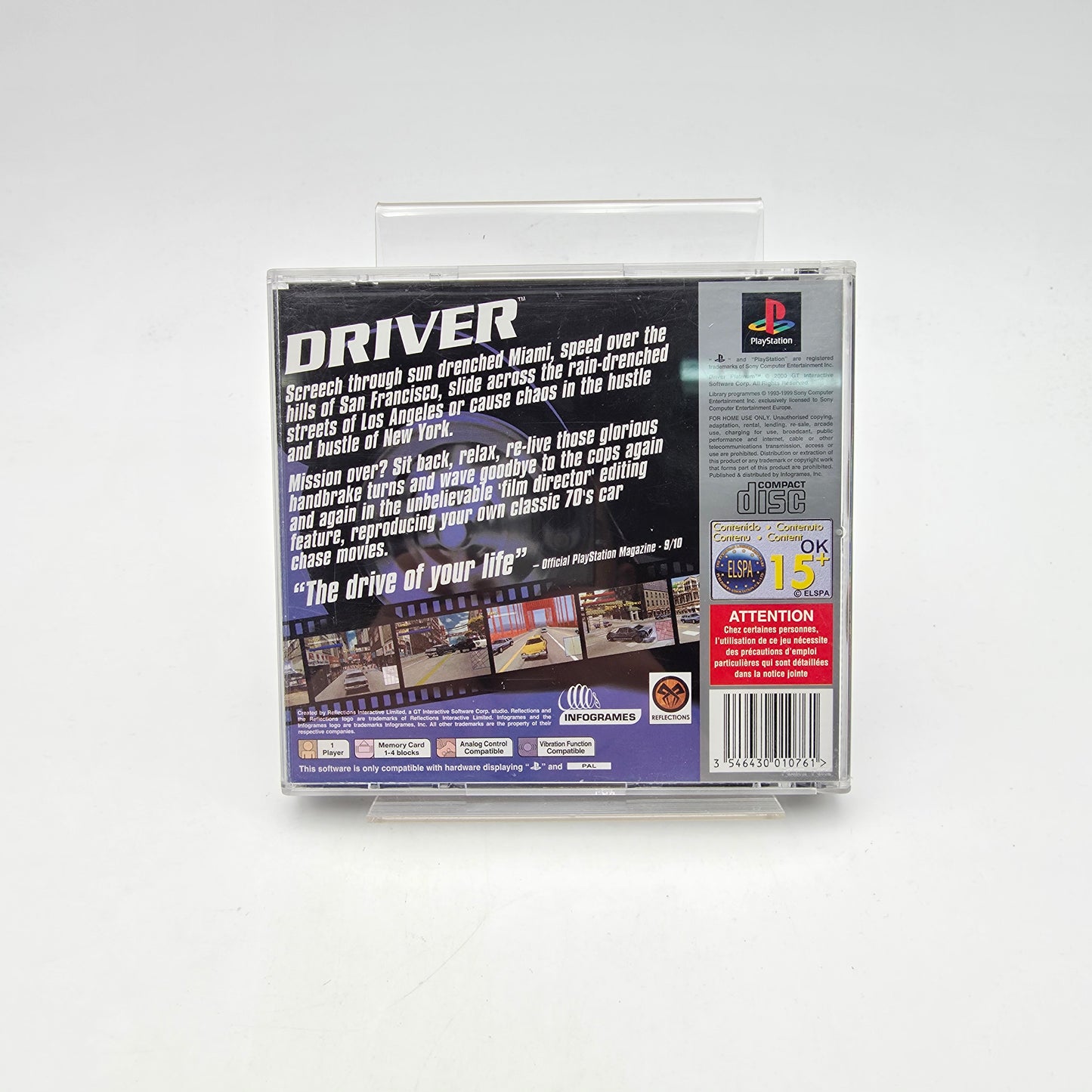 DRIVER - PLAYSTATION 1