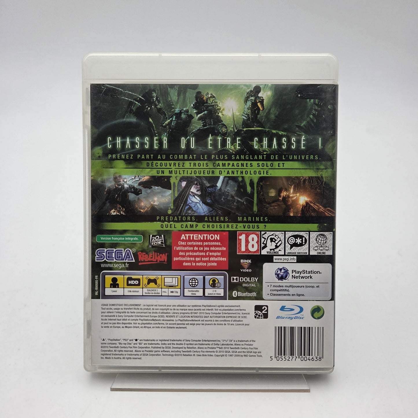 ALIENS VS PREDATOR - PLAYSTATION 3