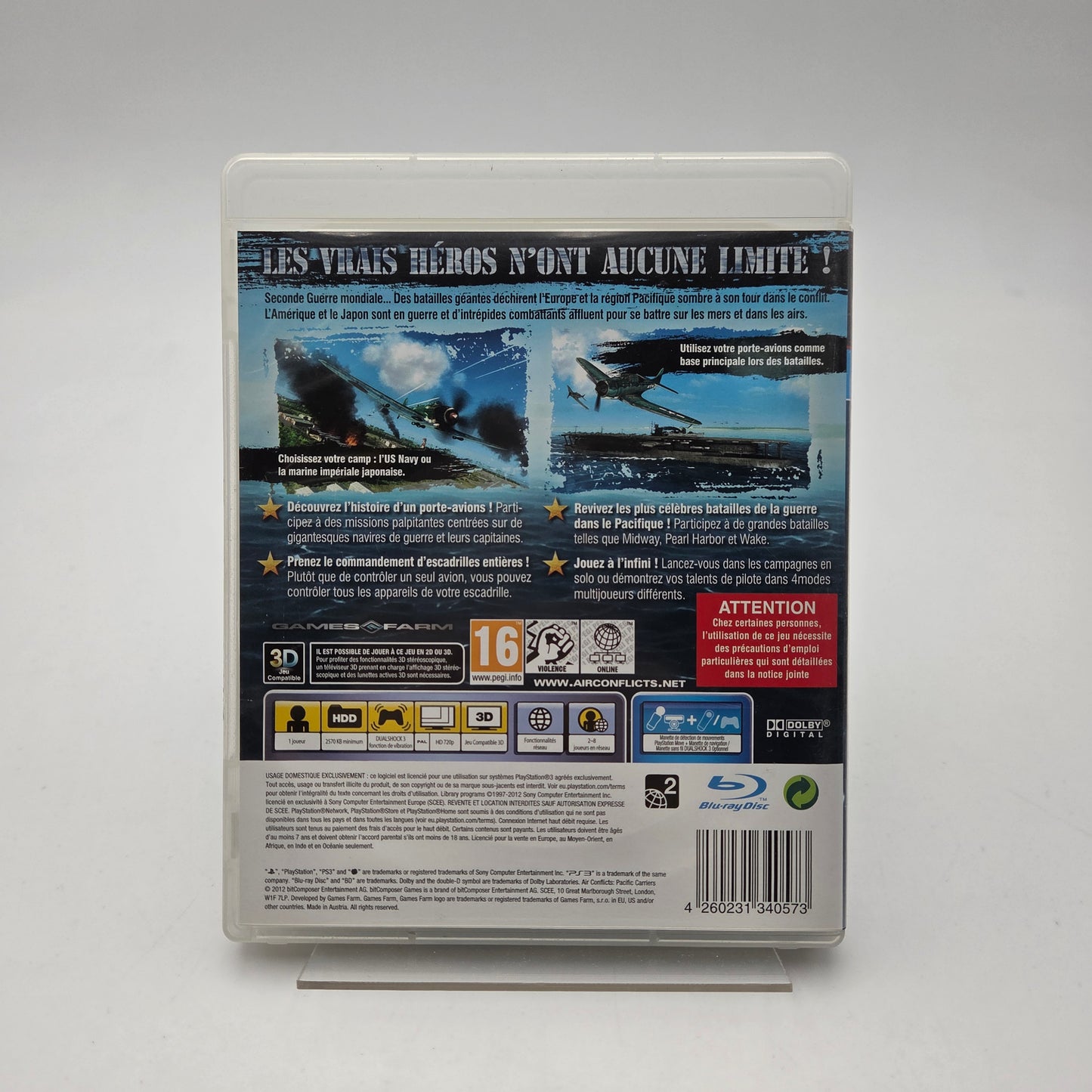 AIR CONFLICTS PACIFIC CARRIERS - PLAYSTATION 3