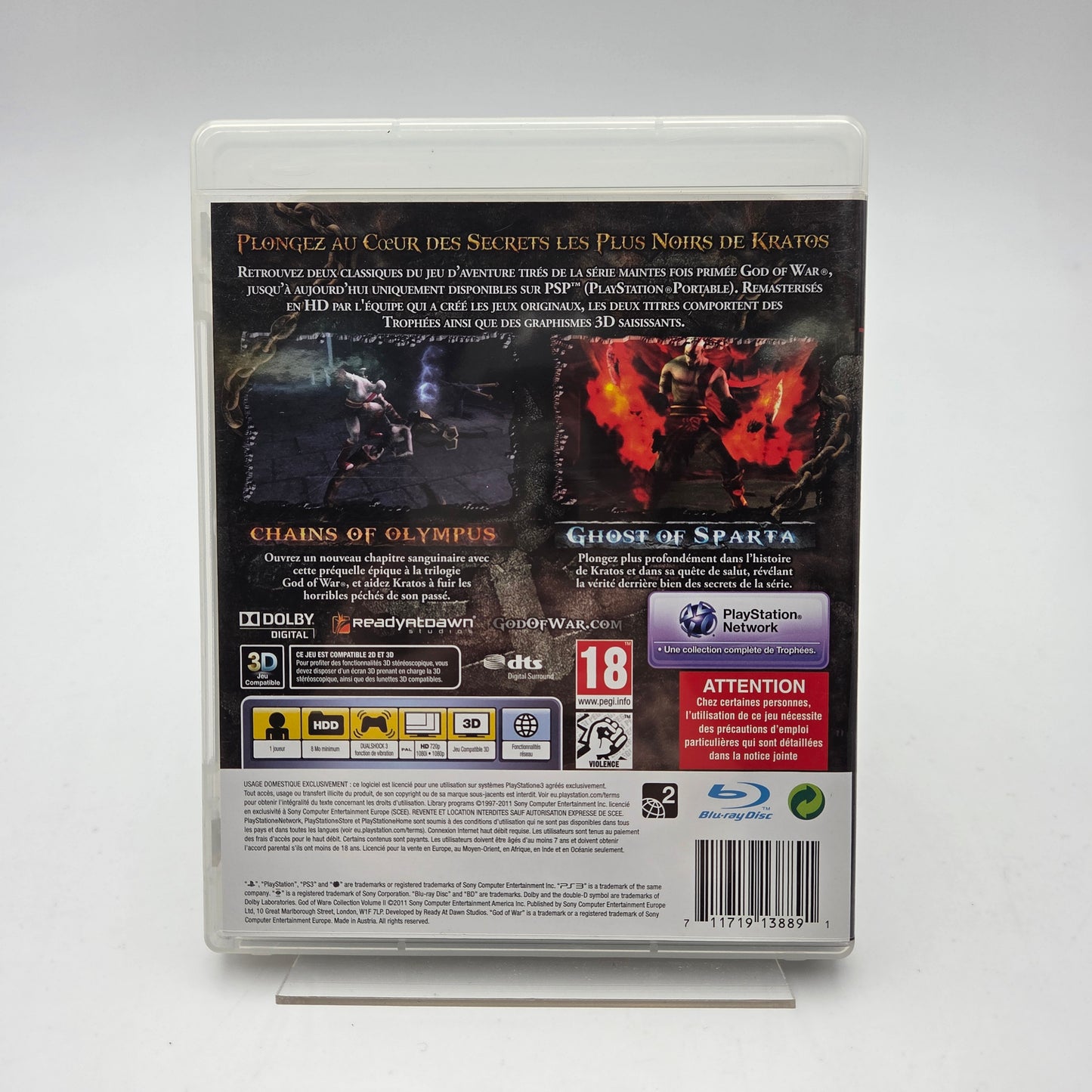 GOD OF WAR COLLECTION VOLUME II - PLAYSTATION 3