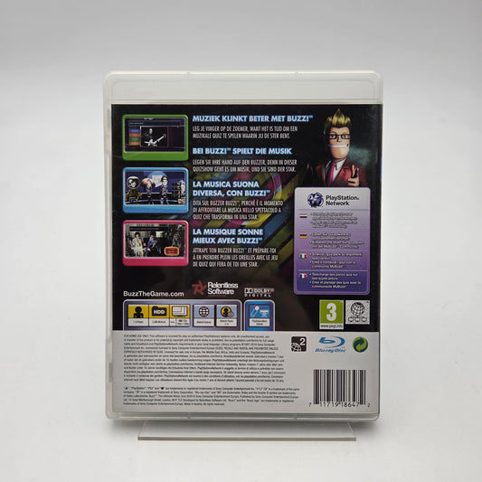 BUZZ THE ULTIMATE MUSIC QUIZ - PLAYSTATION 3