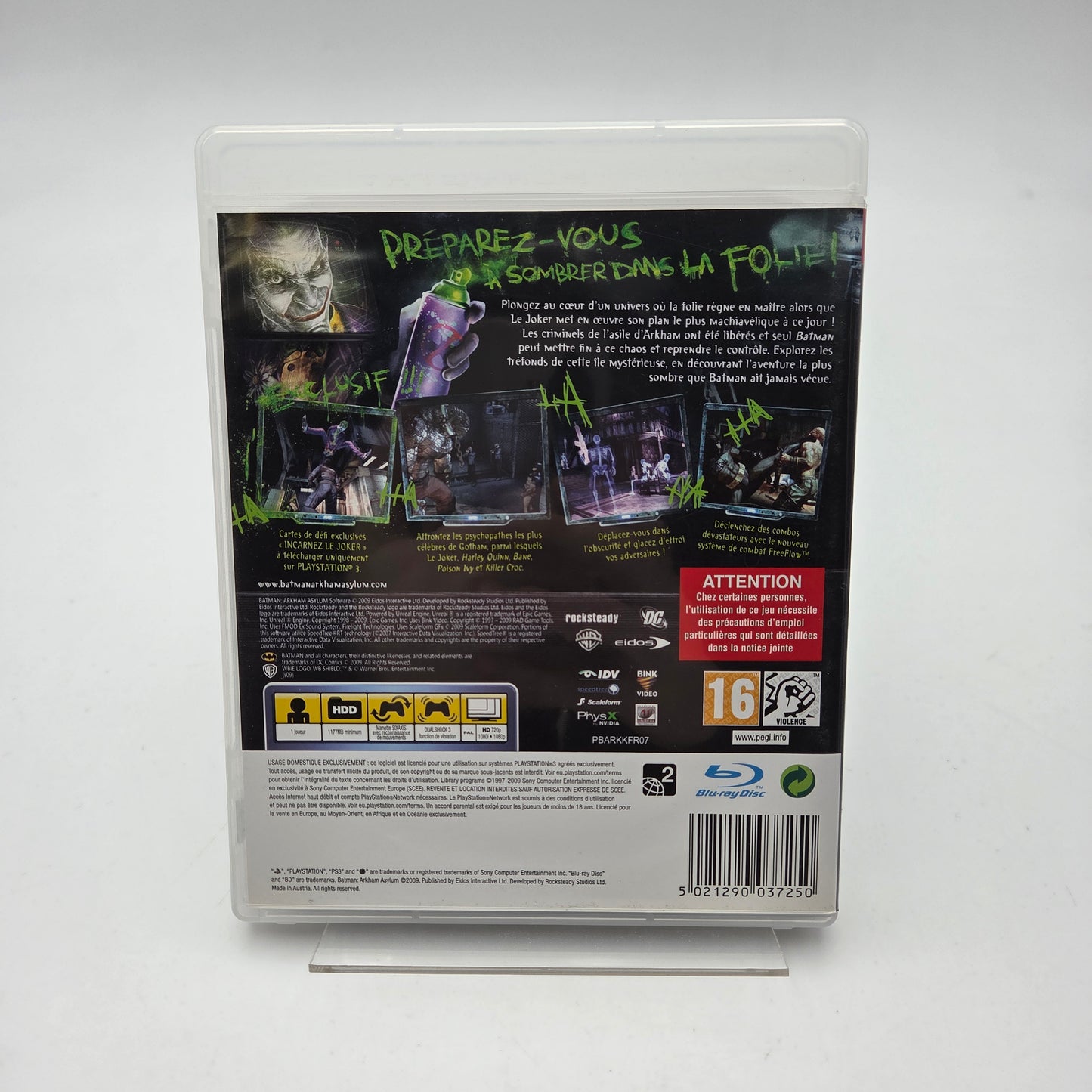 BATMAN ARKHAM ASYLUM - PLAYSTATION 3