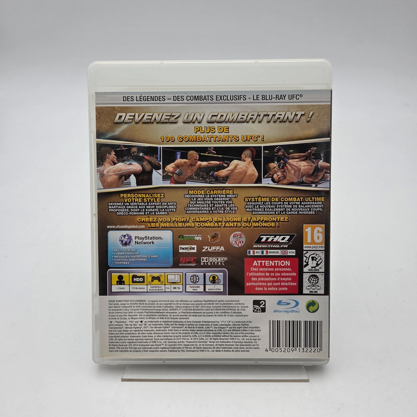 UFC UNDISPUTED 2010 - PLAYSTATION 3