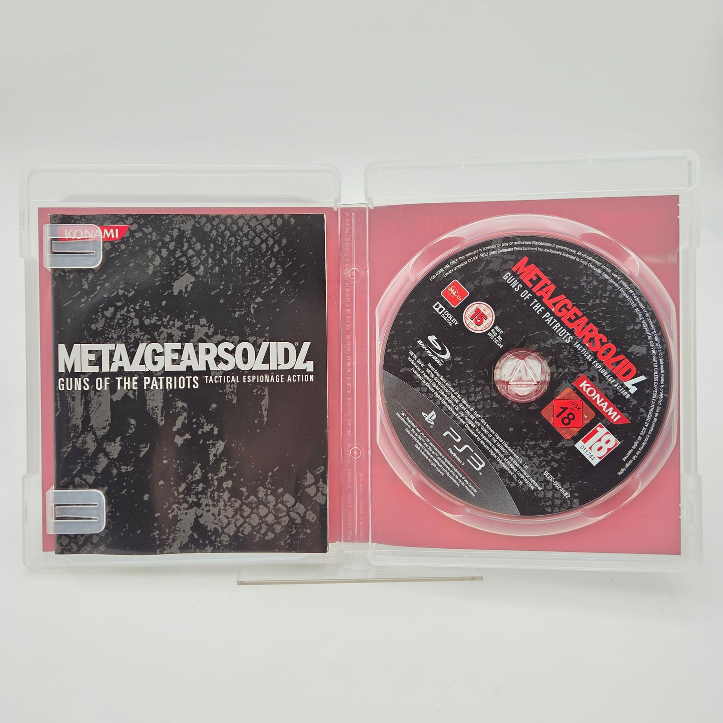 METAL GEAR SOLID 4 GUNS OF THE PATRIOTS TACTICAL ESPIONAGE ACTION - PLAYSTATION 3