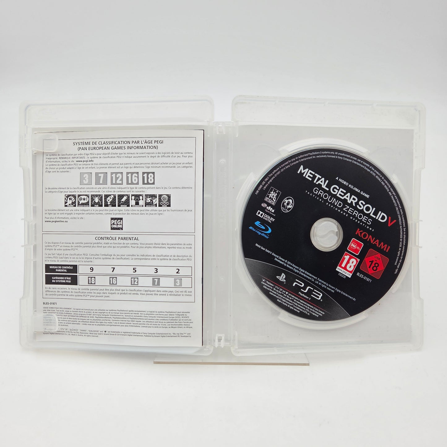 METAL GEAR SOLID V GROUND ZEROES - PLAYSTATION 3
