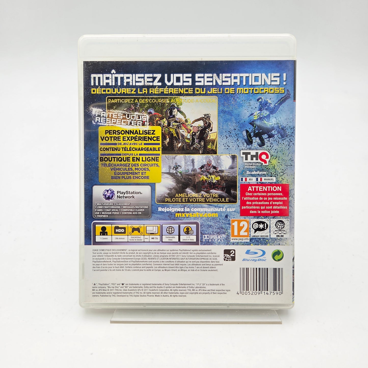MX VS ATV ALIVE - PLAYSTATION 3