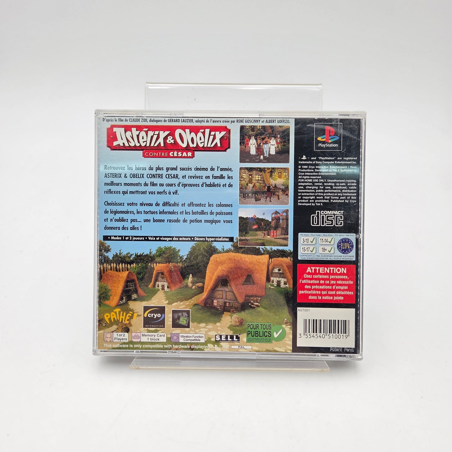 ASTÉRIX & OBÉLIX CONTRE CÉSAR - PLAYSTATION 1