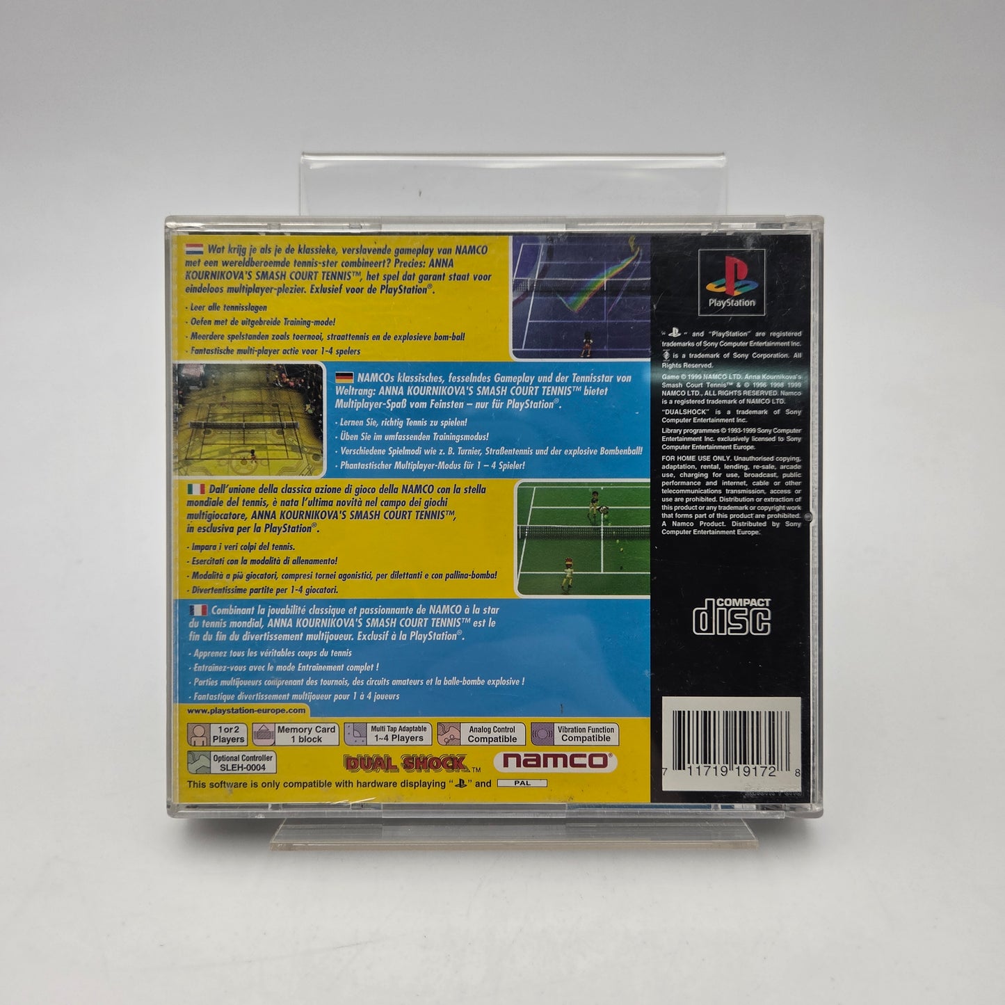 ANNA KOURNIKOVA'S SMASH COURT TENNIS - PLAYSTATION 1