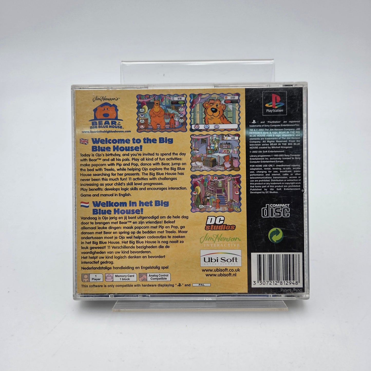 BEAR IN THE BIG BLUE HOUSE - PLAYSTATION 1