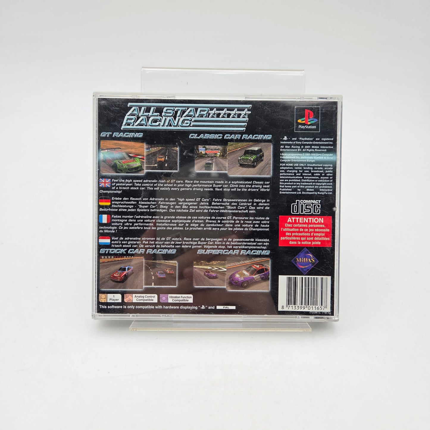 ALL STAR RACING - PLAYSTATION 1
