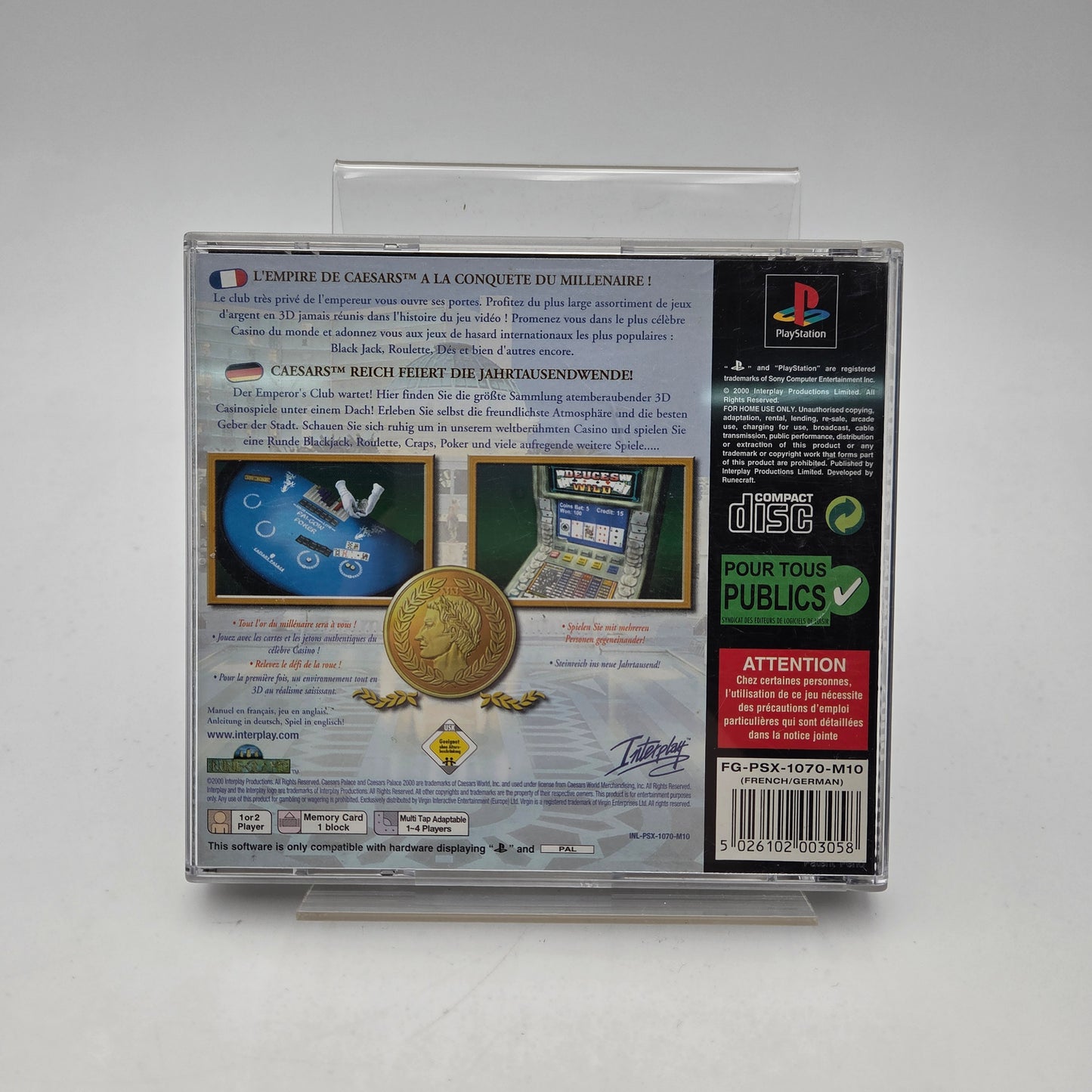 CAESARS PALACE 2000 - PLAYSTATION 1