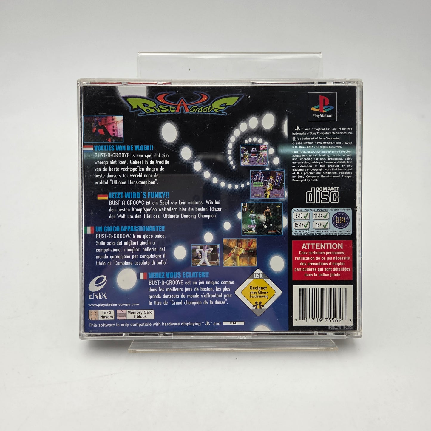 BUST-A-GROOVE - PLAYSTATION 1