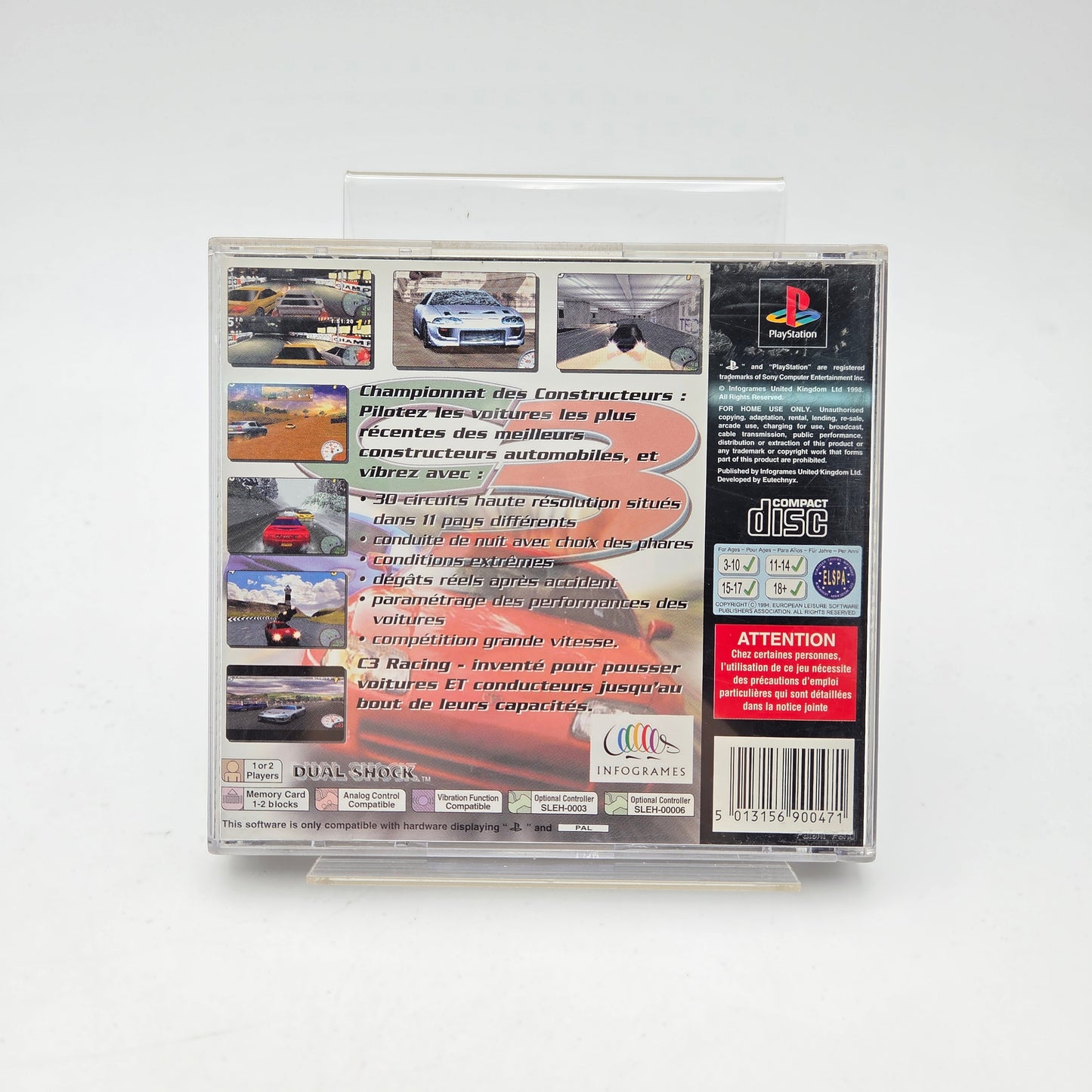 C3 RACING - PLAYSTATION 1 - SANS NOTICE