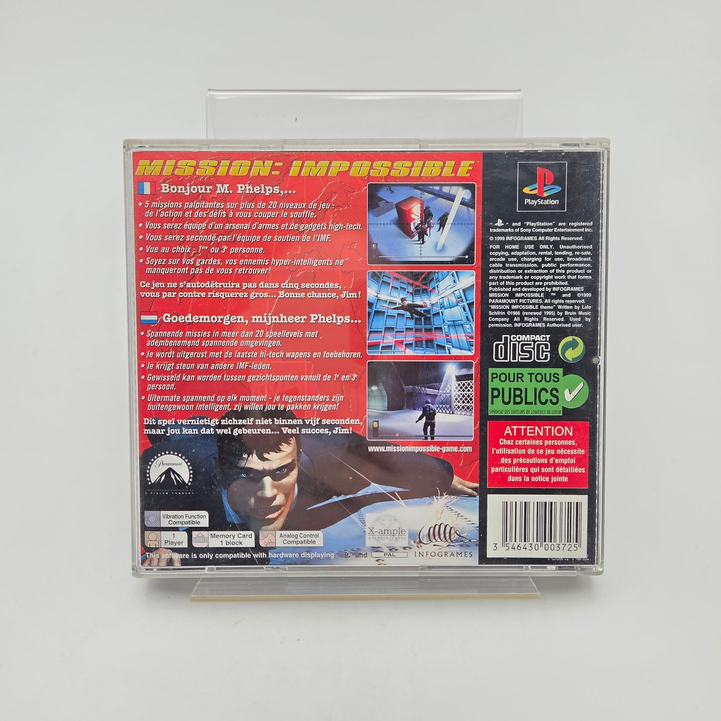 MISSION IMPOSSIBLE - PLAYSTATION 1