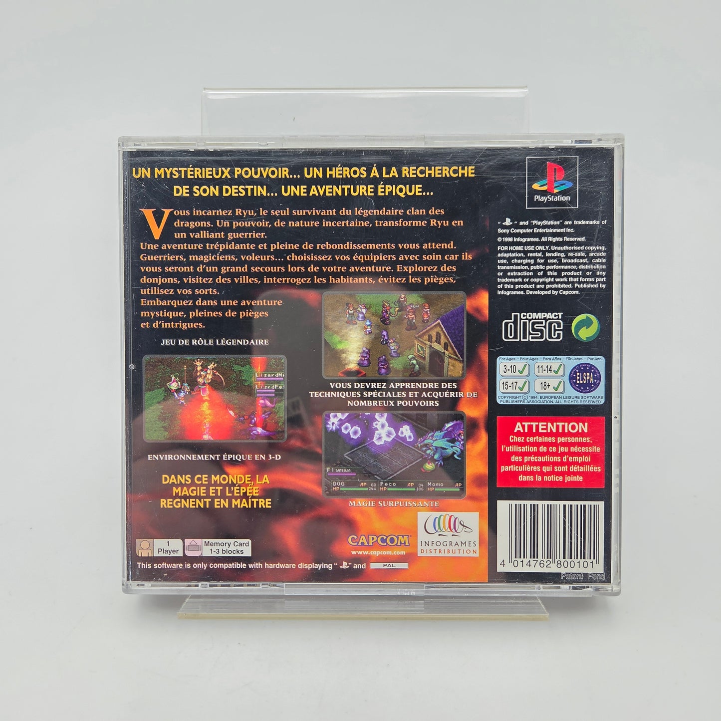 BREATH OF FIRE III - PLAYSTATION 1