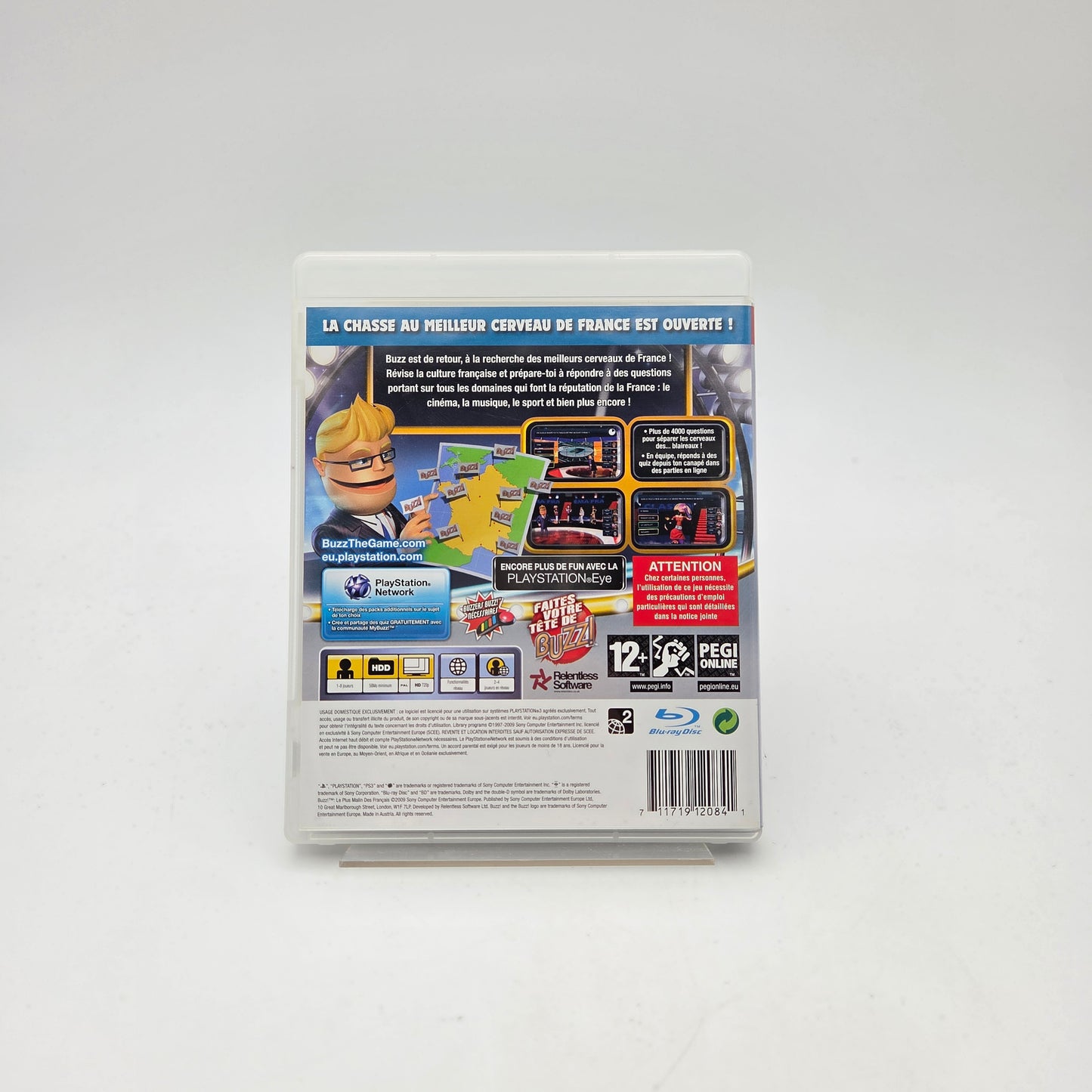 BUZZ!: LE PLUS MALIN DES FRANÇAIS - PLAYSTATION 3