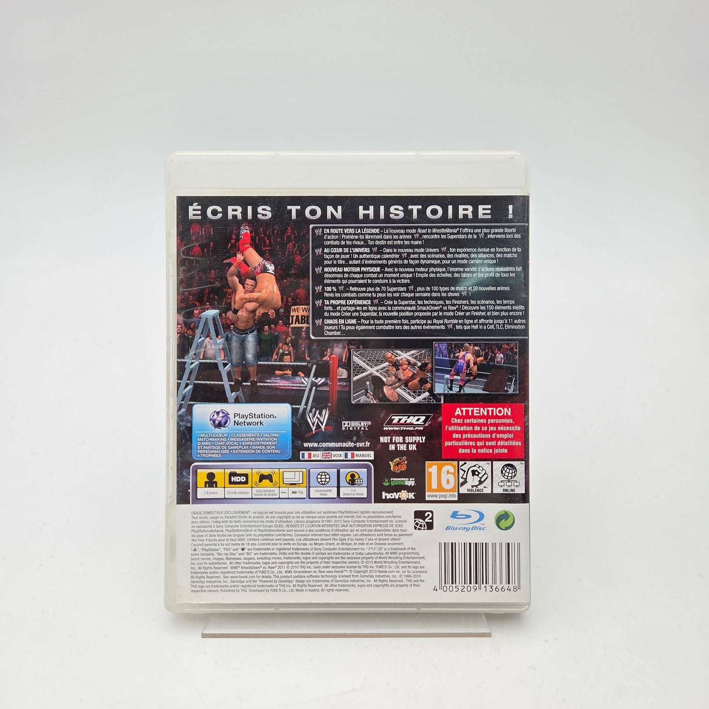 WWE SMACKDOWN VS RAW 2011 - PLAYSTATION 3