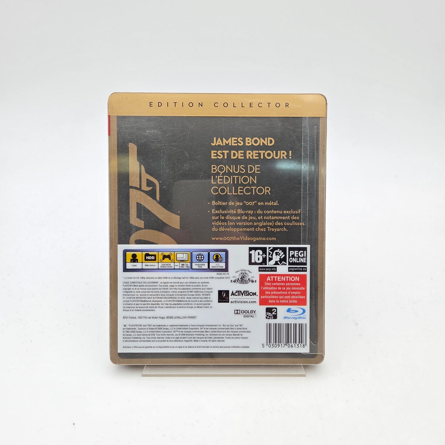 QUANTUM OF SOLACE STEELBOOK - PLAYSTATION 3