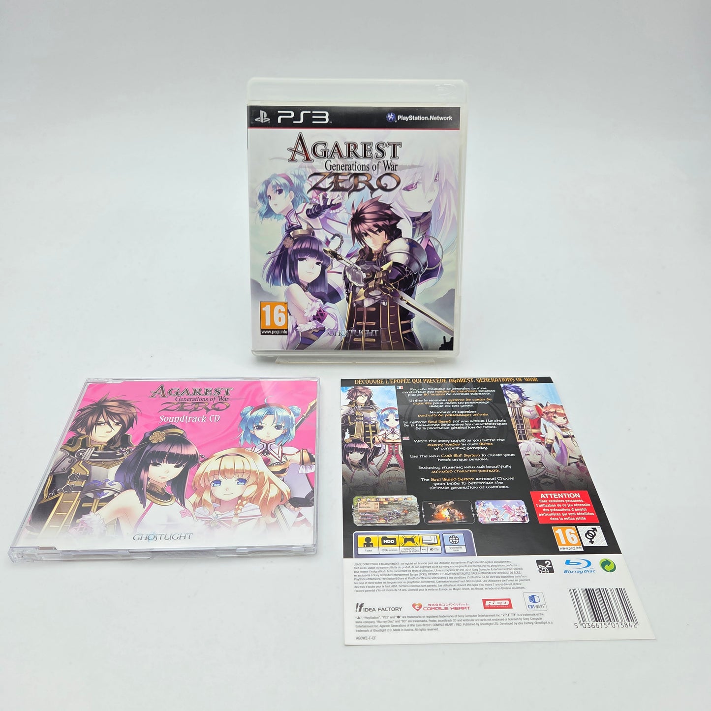 AGAREST ZERO GENERATIONS OF WAR - PLAYSTATION 3