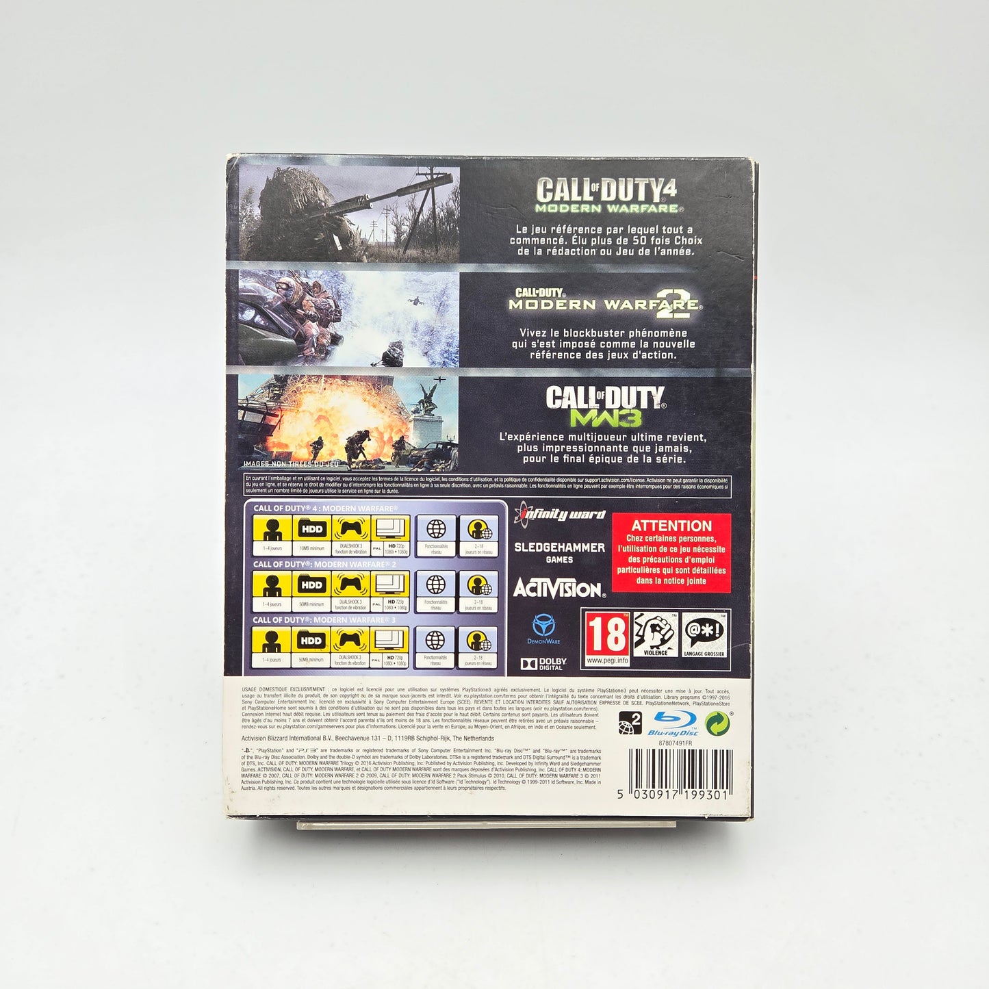 CALL OF DUTY MODERN WARFARE TRILOGY - PLAYSTATION 3