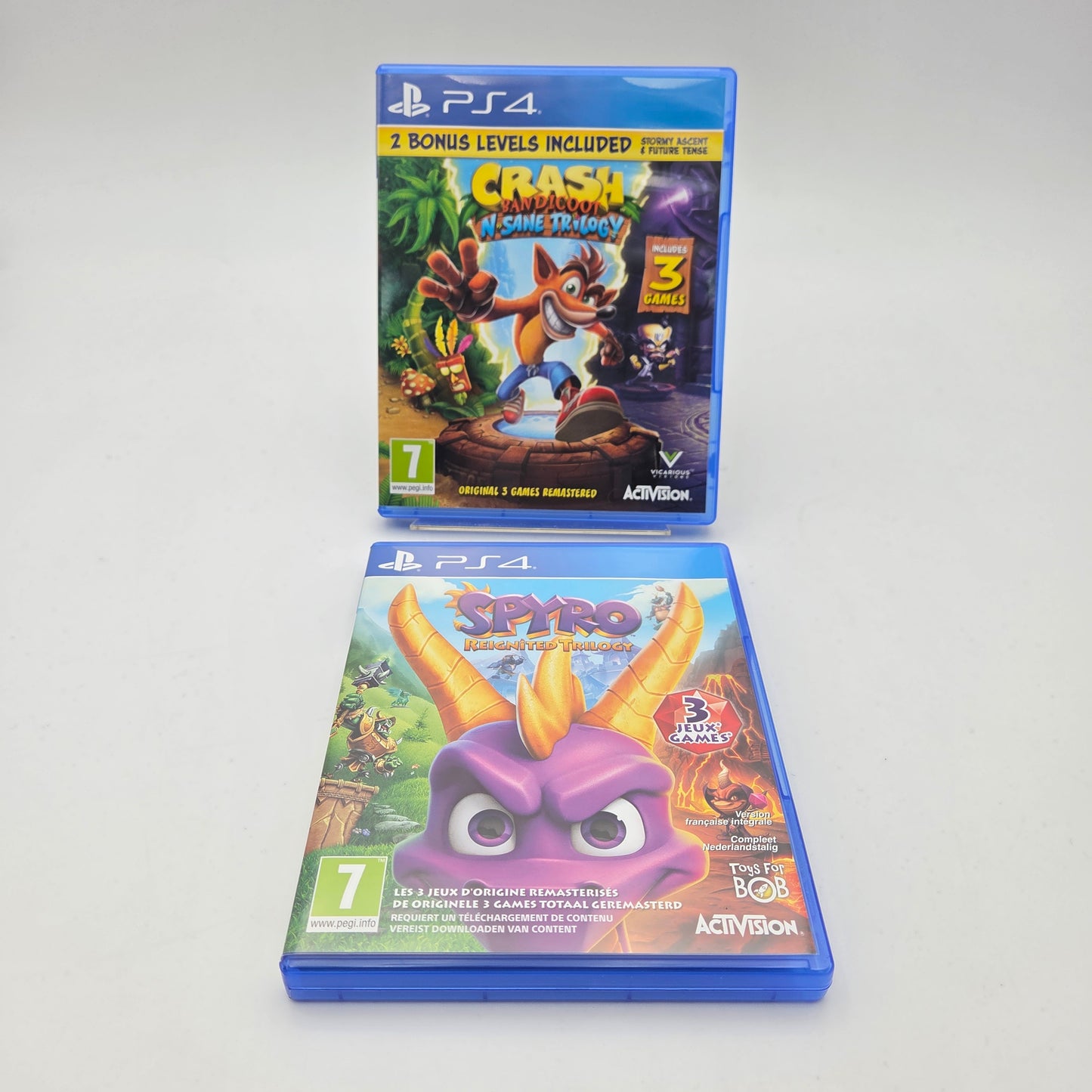 SPYRO REIGNITED TRILOGY + CRASH BANDICOOT N. SANE TRILOGY - PLAYSTATION 4