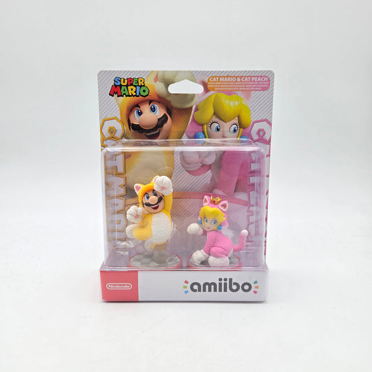 Amiibo Cat Mario & Cat Peach - Super Mario