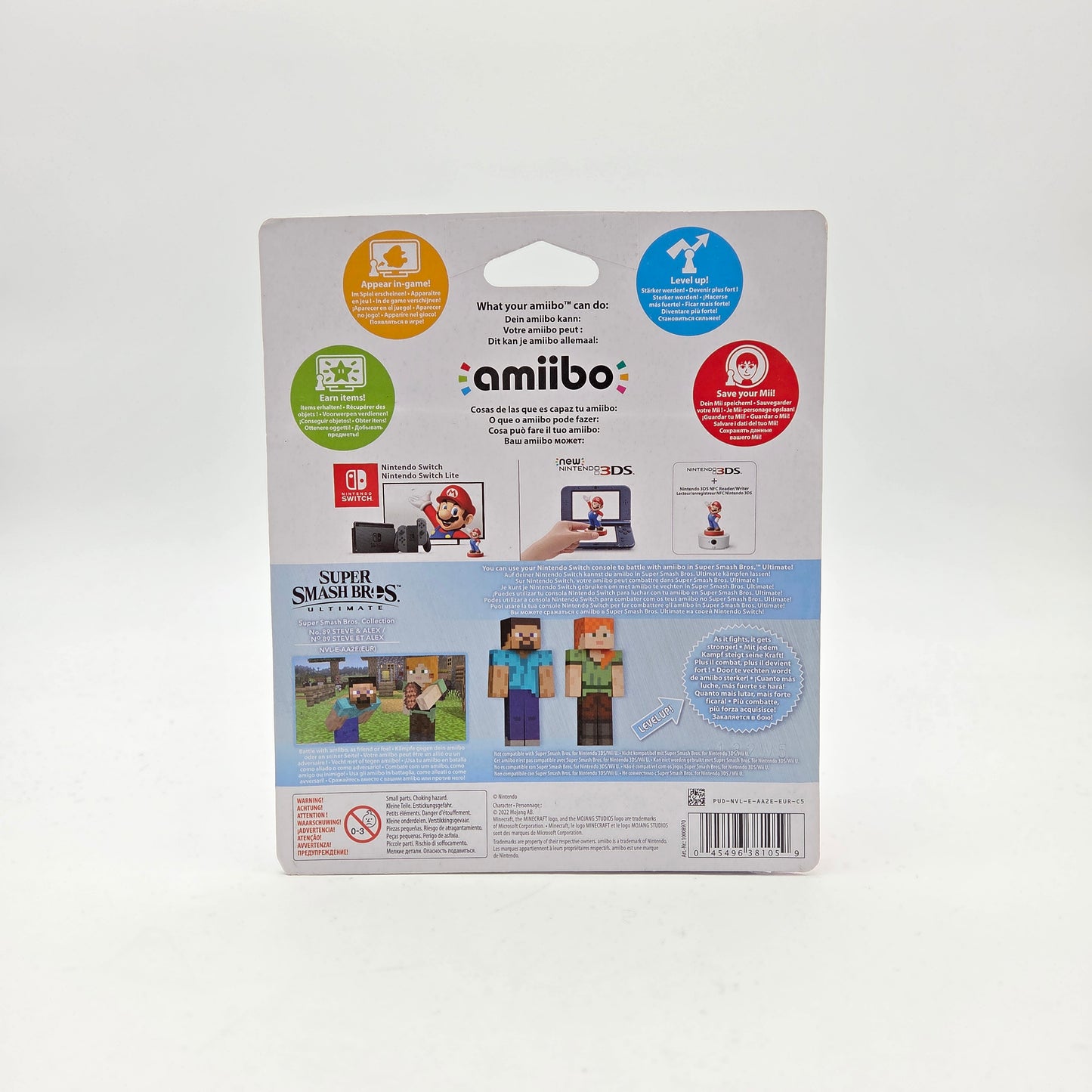Amiibo Steve & Alex - Super Smash Bros Collection