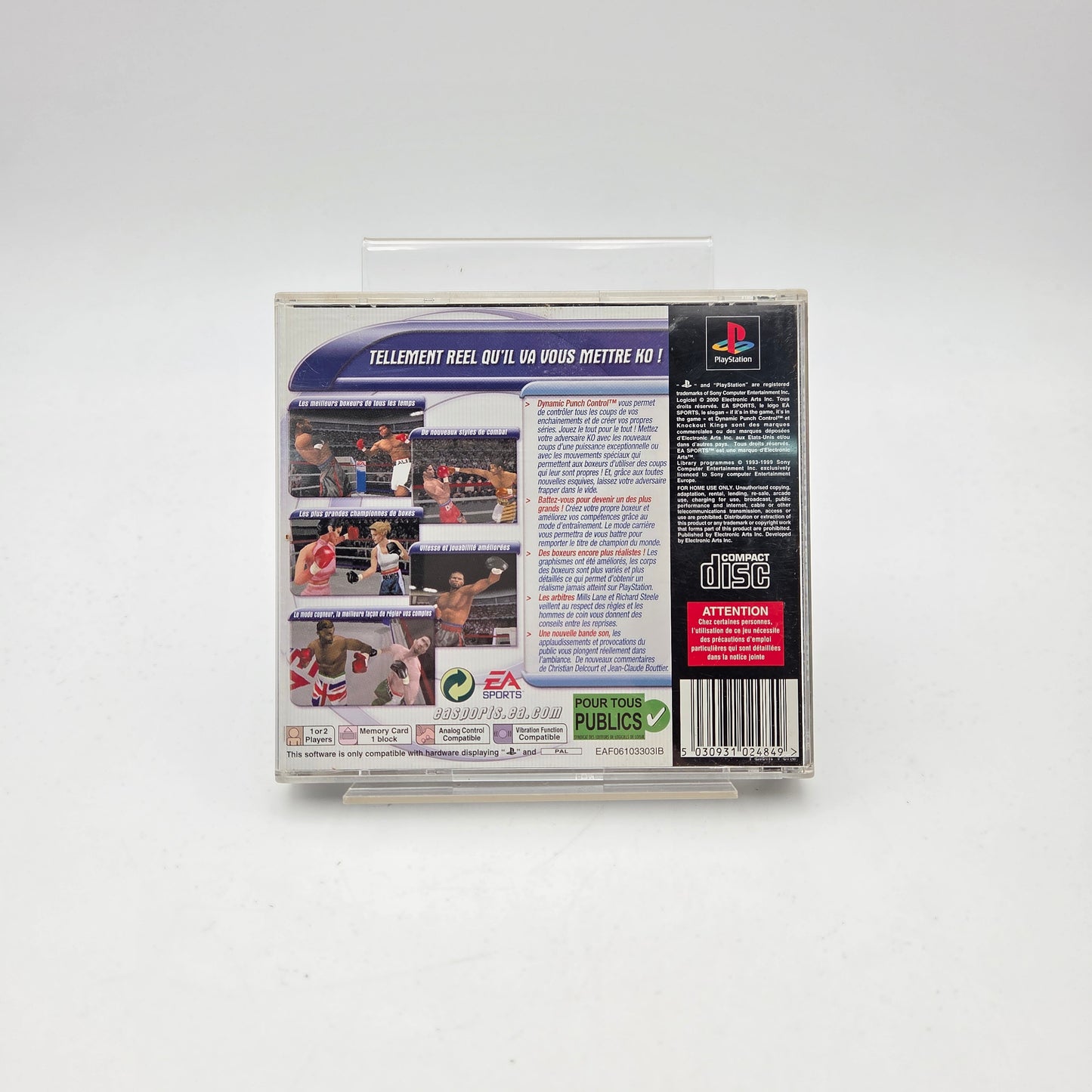 KNOCKOUT KINGS 2001 - PLAYSTATION 1