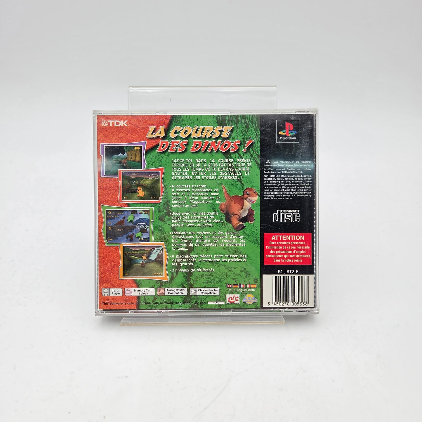 LA COURSE DES DINOS - PLAYSTATION 1