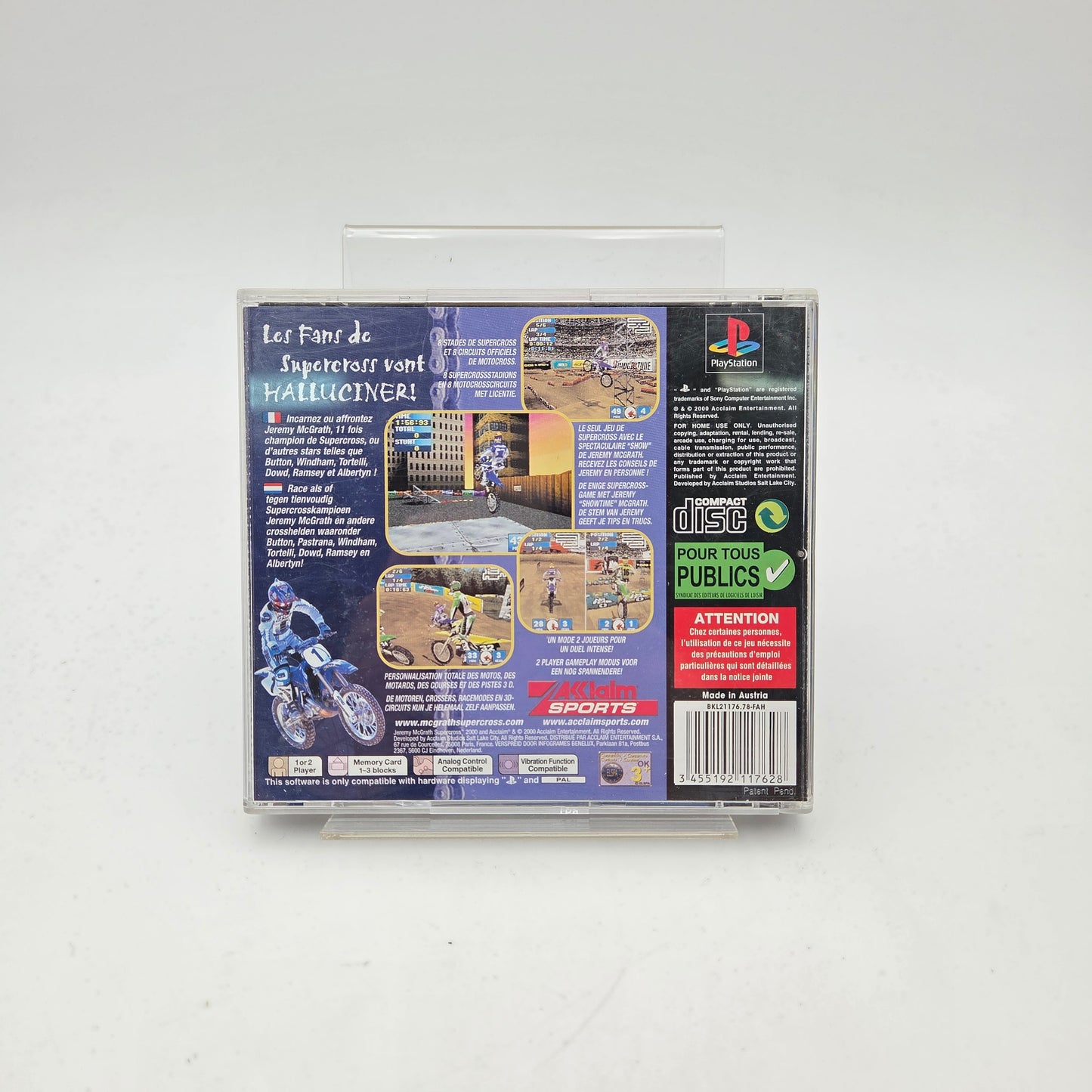 JEREMY MCGRATH SUPERCROSS 2000 - PLAYSTATION 1