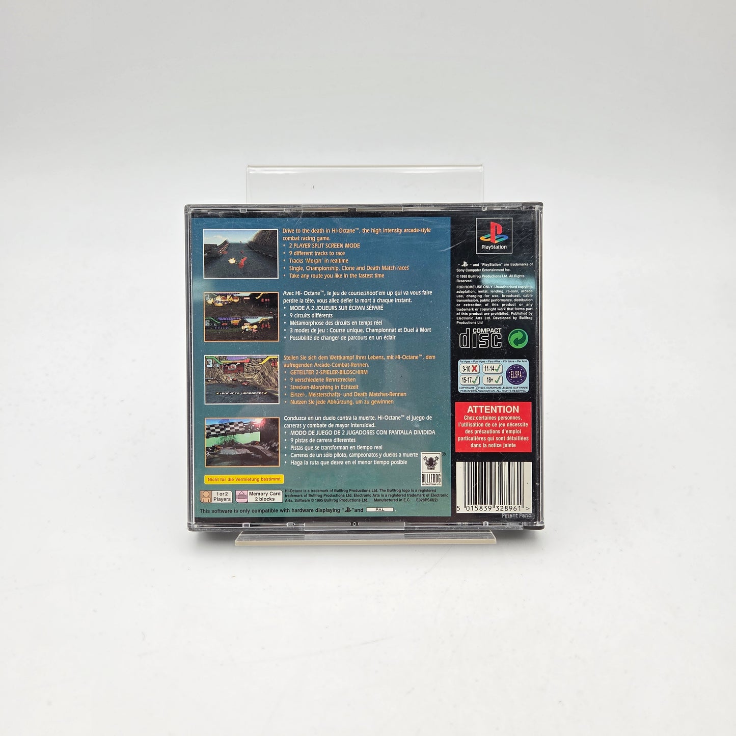 HI-OCTANE - PLAYSTATION 1