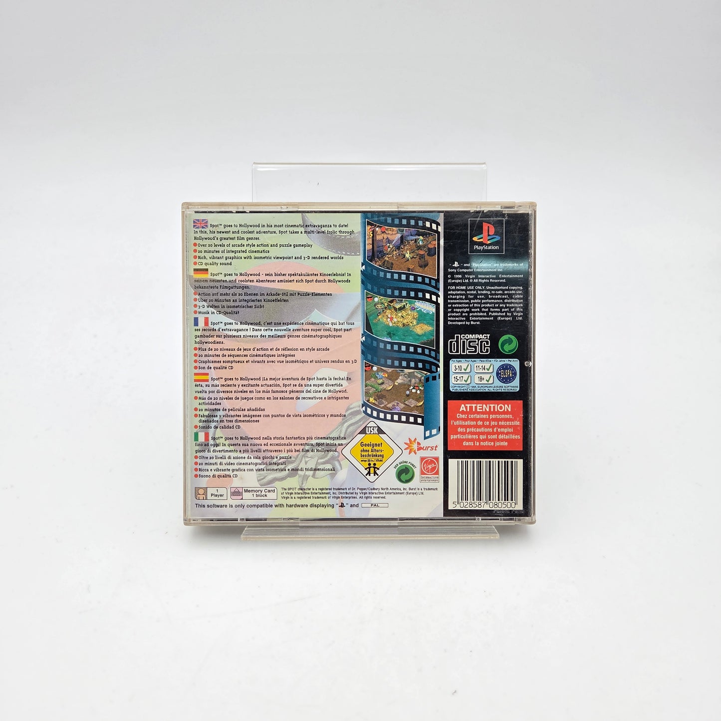 SPOT GOES TO HOLLYWOOD - PLAYSTATION 1