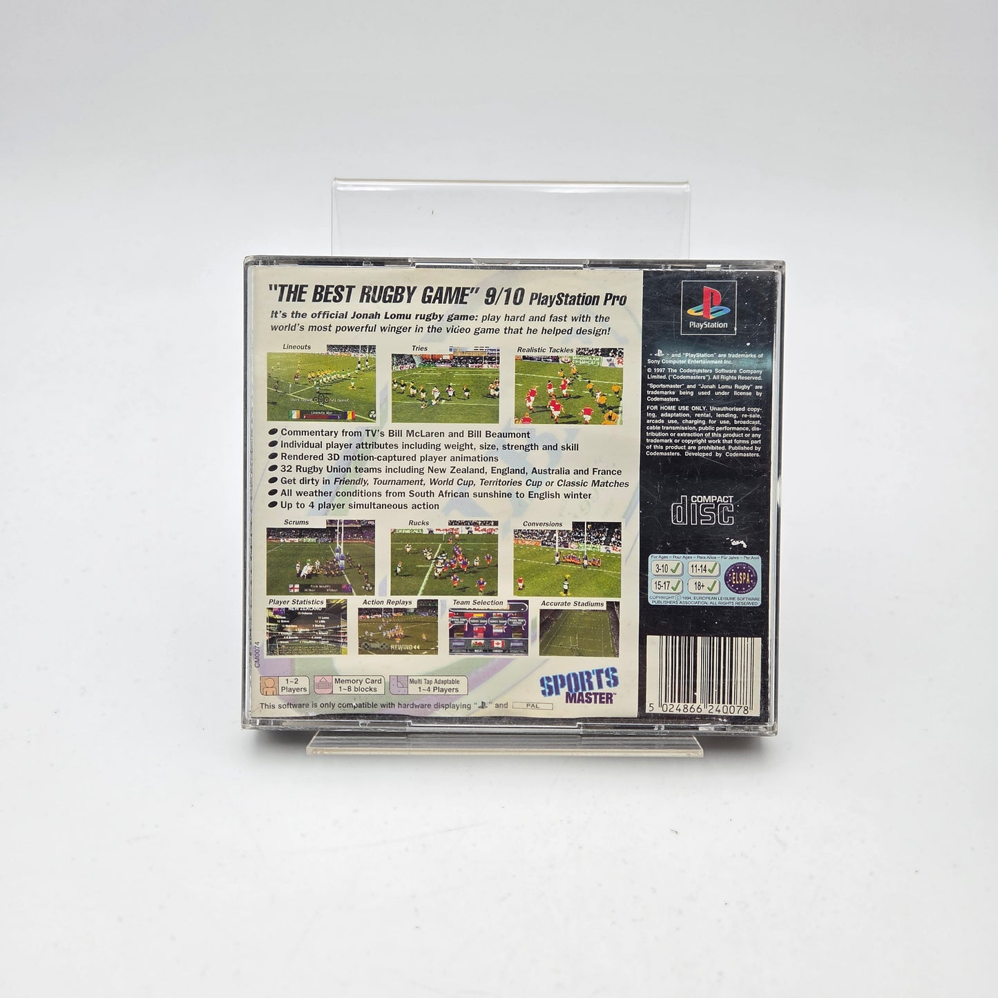 JONAH LOMU RUGBY - PLAYSTATION 1