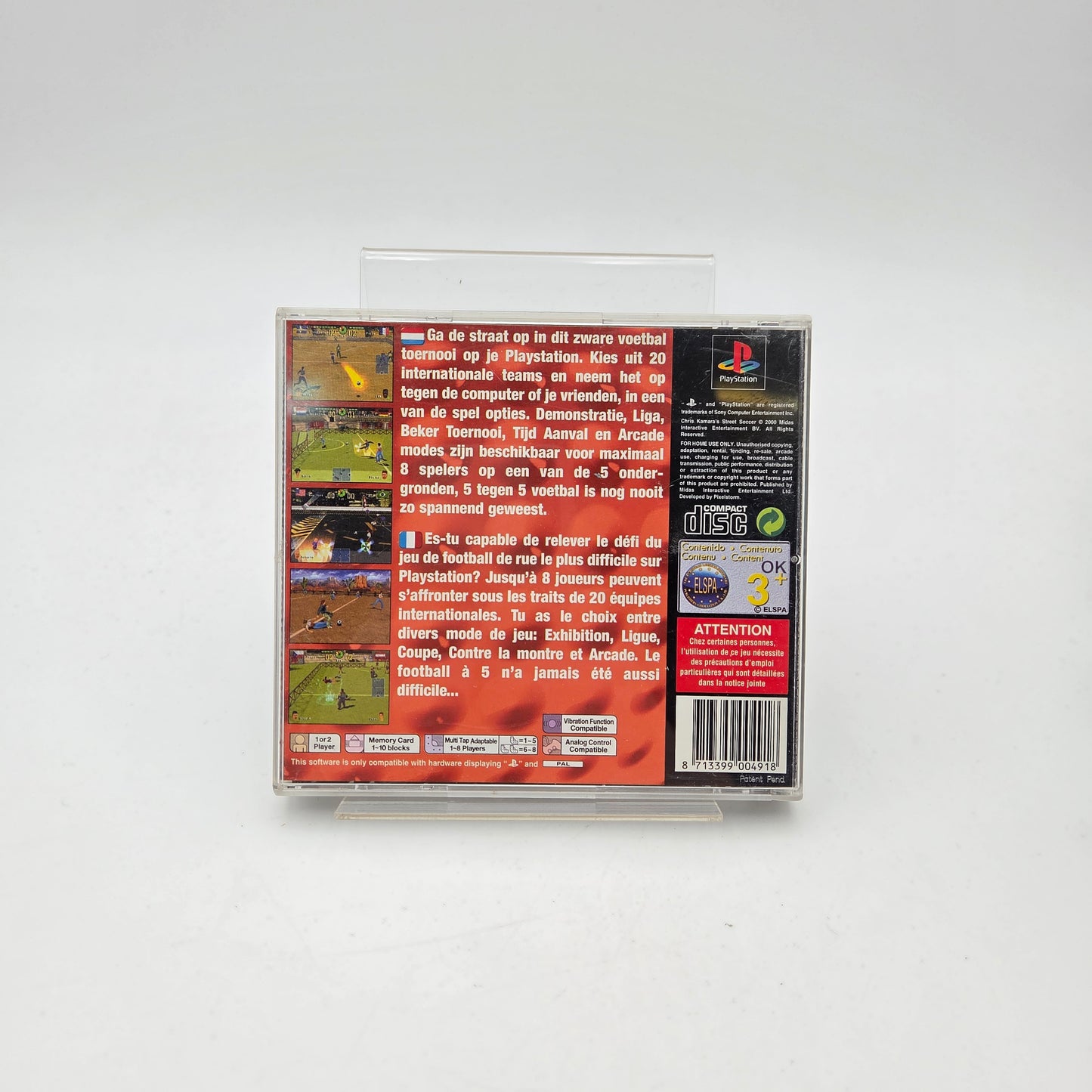 KAMARA’S STREET SOCCER - PLAYSTATION 1