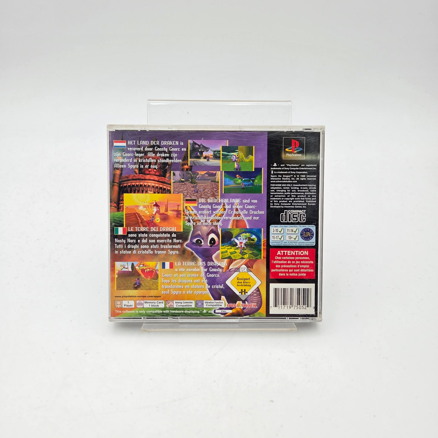 SPYRO THE DRAGON - PLAYSTATION 1