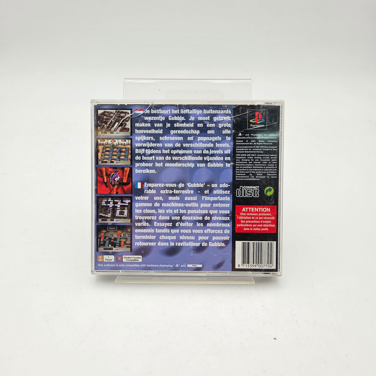 GUBBLE - PLAYSTATION 1