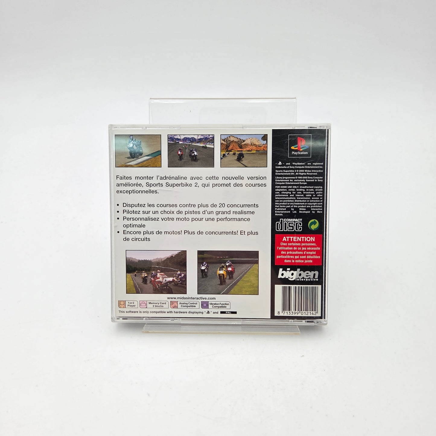 SPORTS SUPERBIKE 2 - PLAYSTATION 1