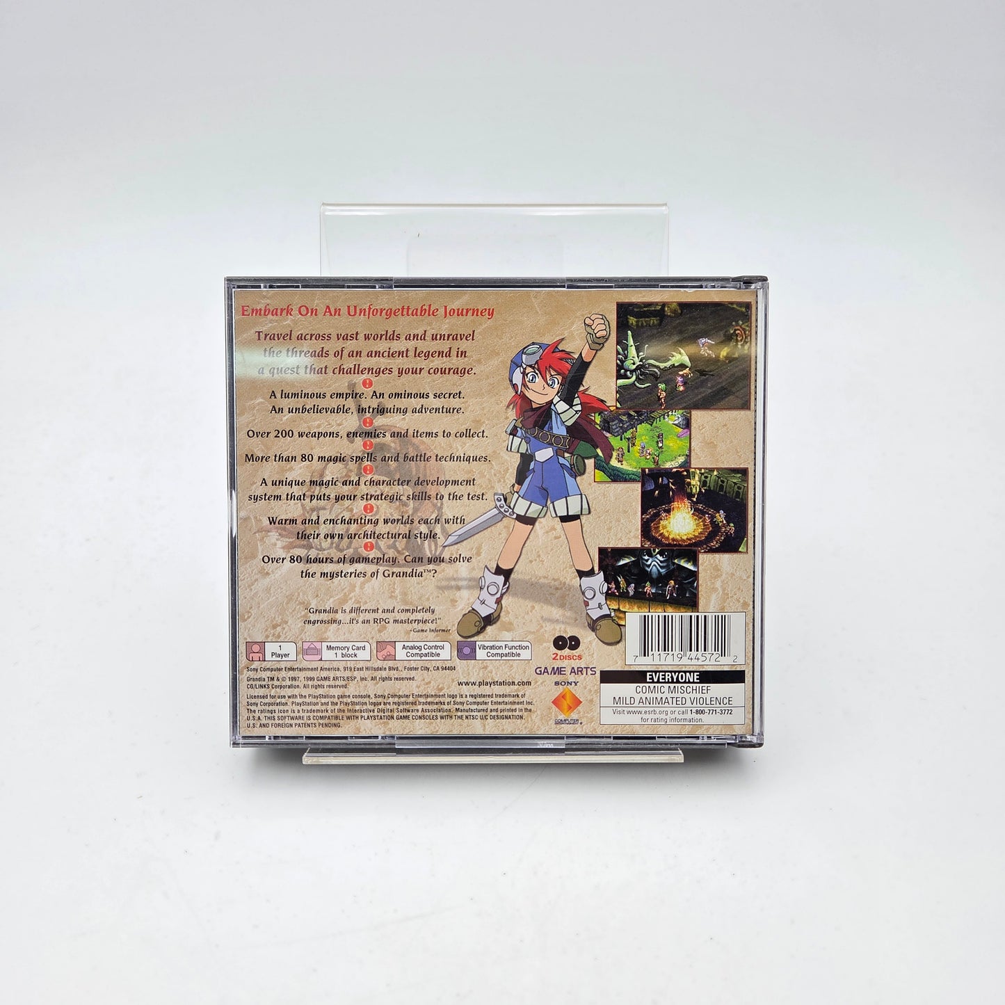 GRANDIA - PLAYSTATION 1 US