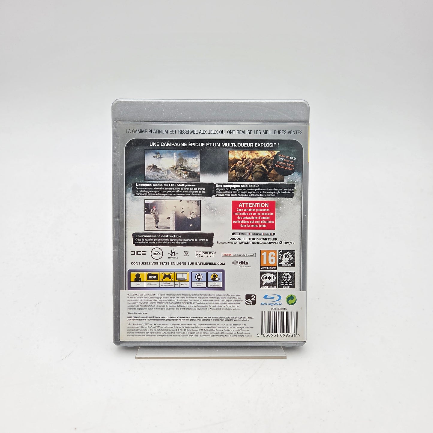 BATTLEFIELD BAD COMPANY 2 - PLAYSTATION 3