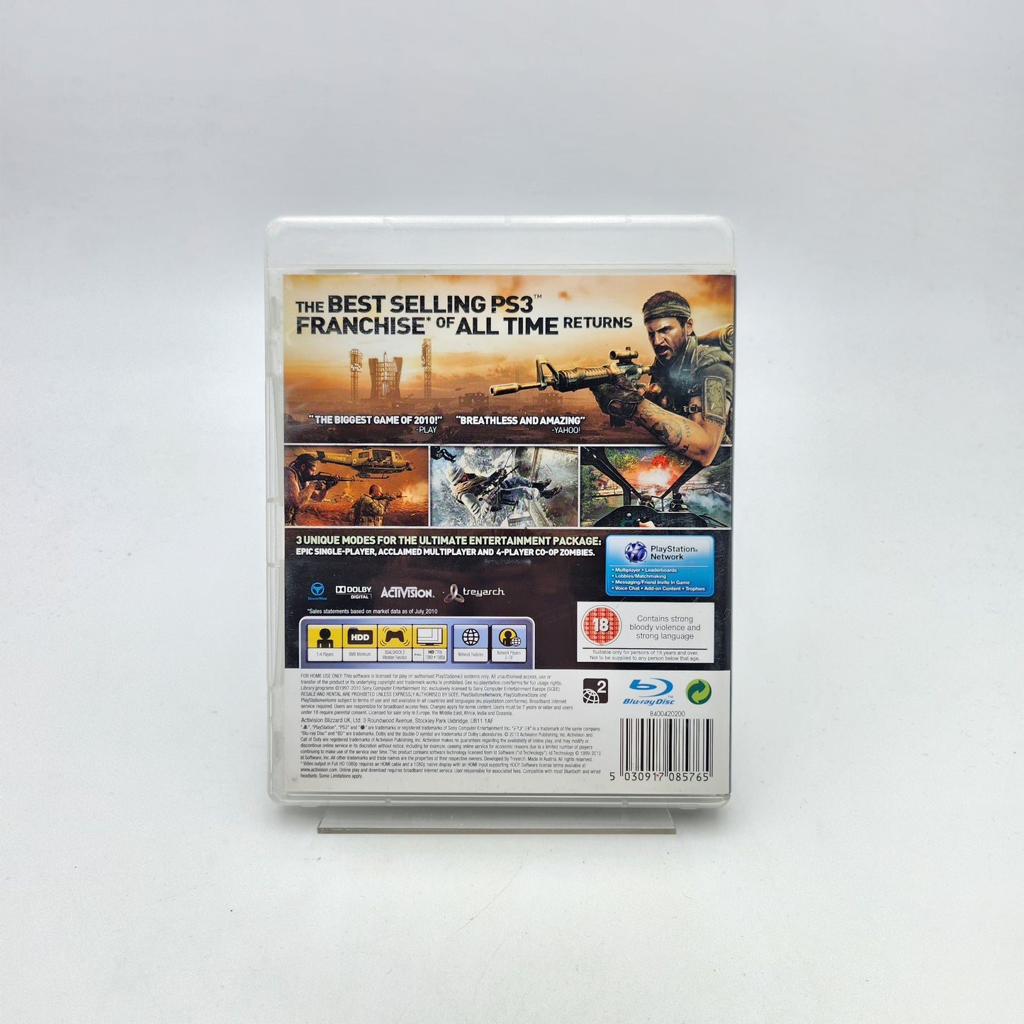 CALL OF DUTY BLACK OPS - PLAYSTATION 3