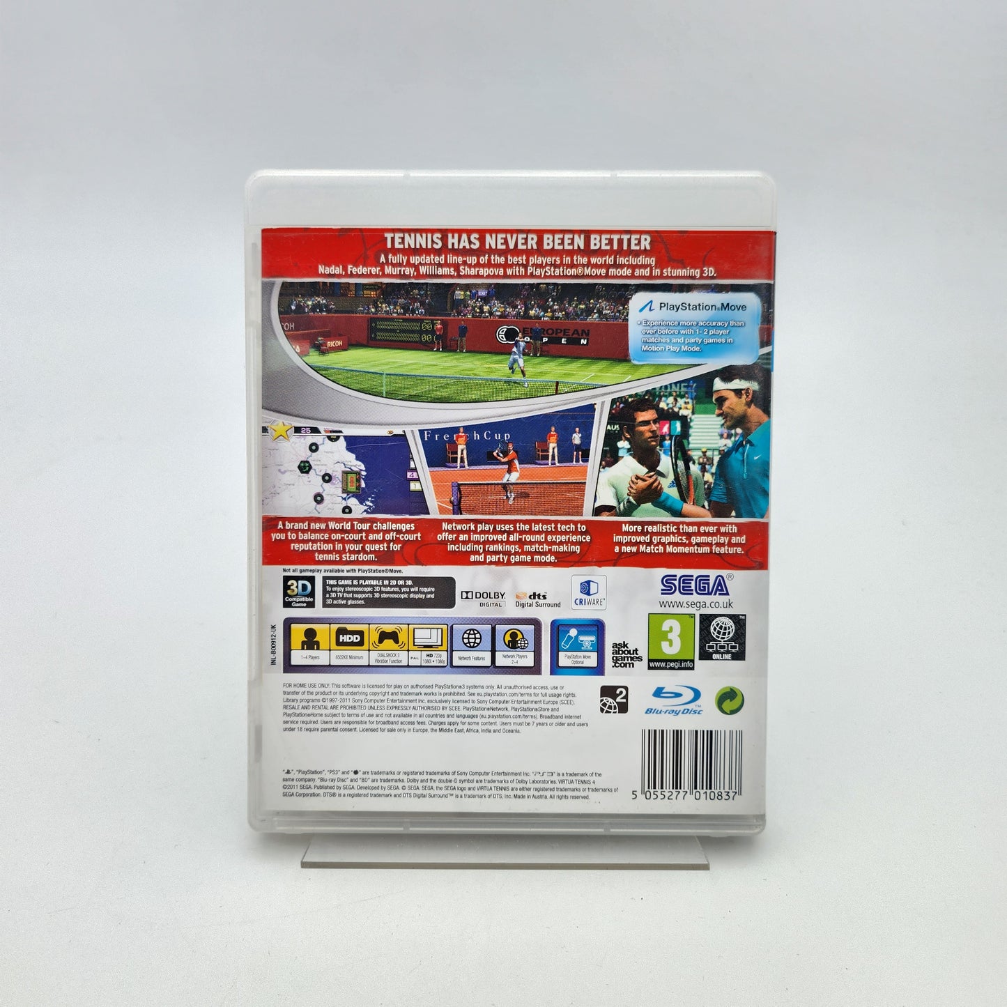 VIRTUA TENNIS 4 - PLAYSTATION 3
