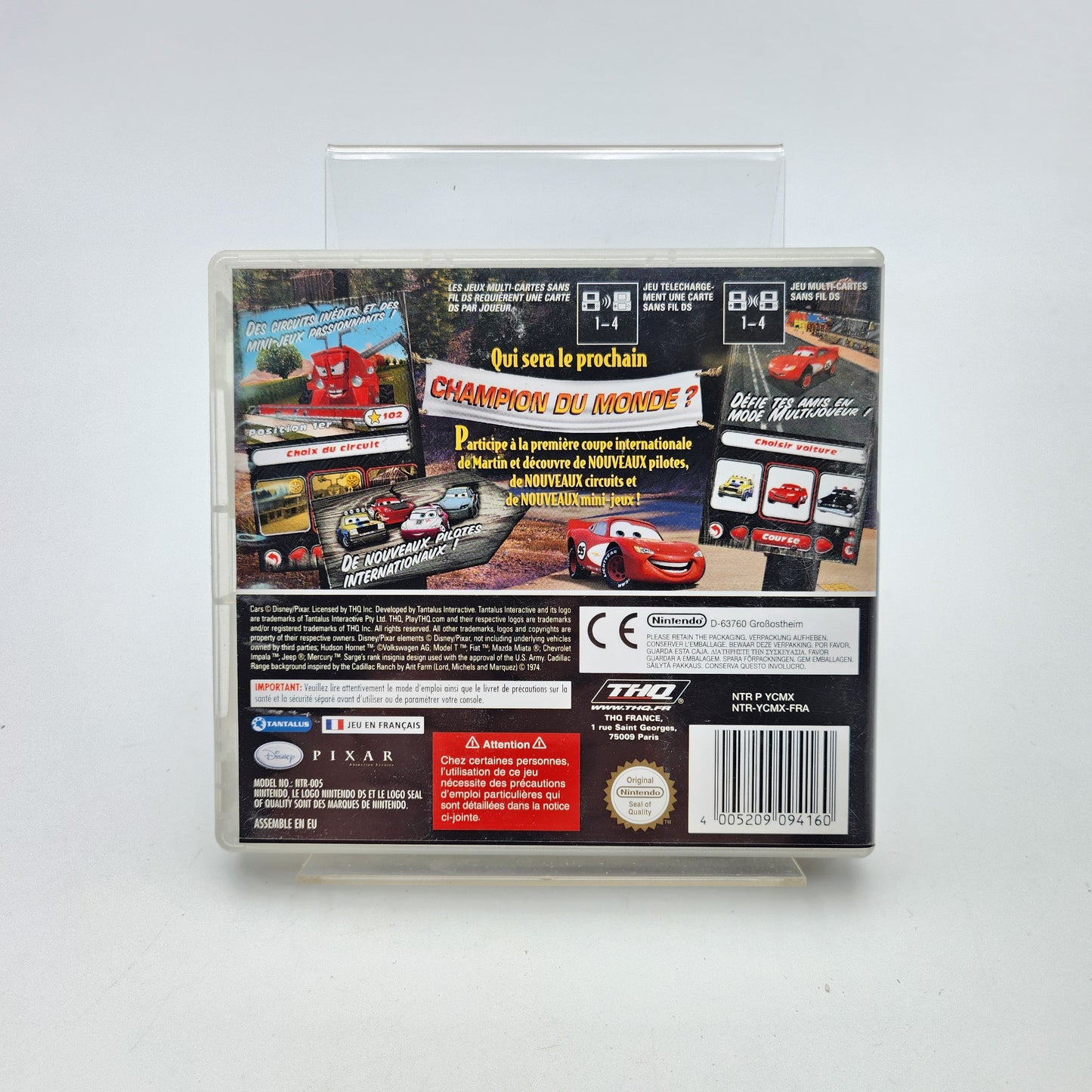 CARS LA COUPE INTERNATIONAL - NINTENDO DS