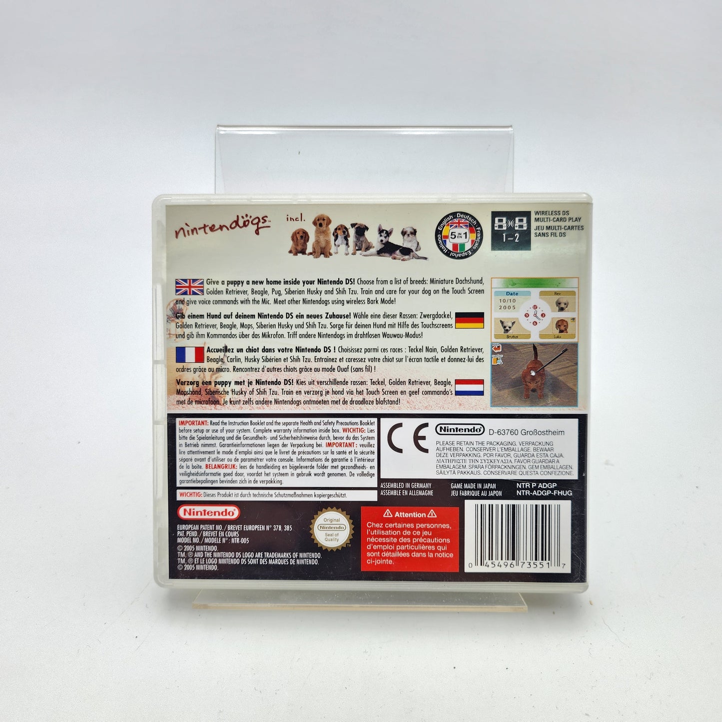 NINTENDOGS DACHSHUND & FRIENDS - NINTENDO DS