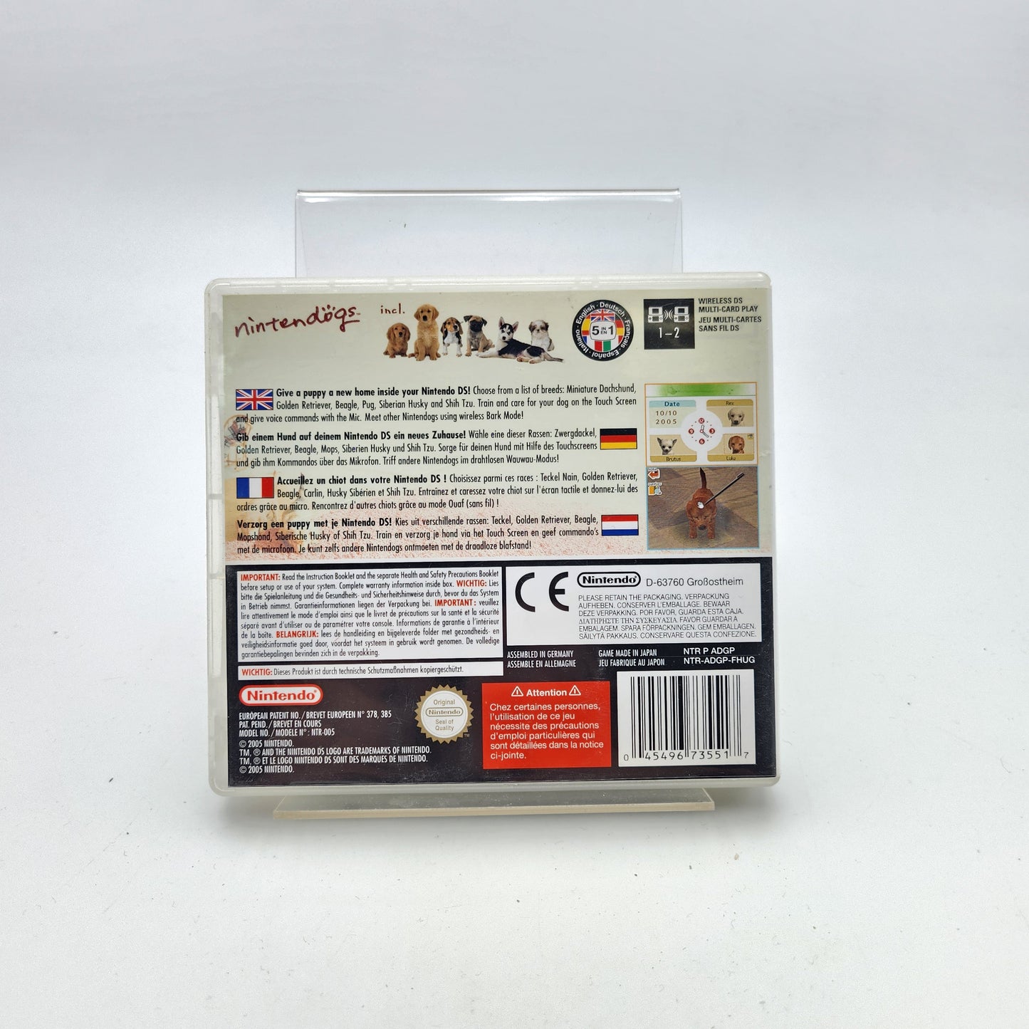 NINTENDOGS DACHSHUND & FRIENDS - NINTENDO DS