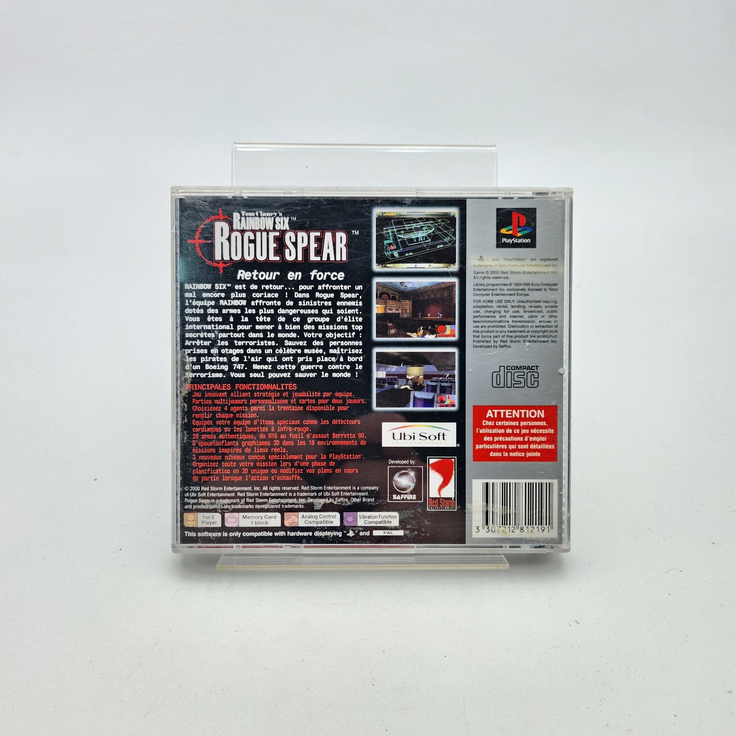 TOM CLANCY’S RAINBOW SIX ROGUE SPEAR - PLAYSTATION 1