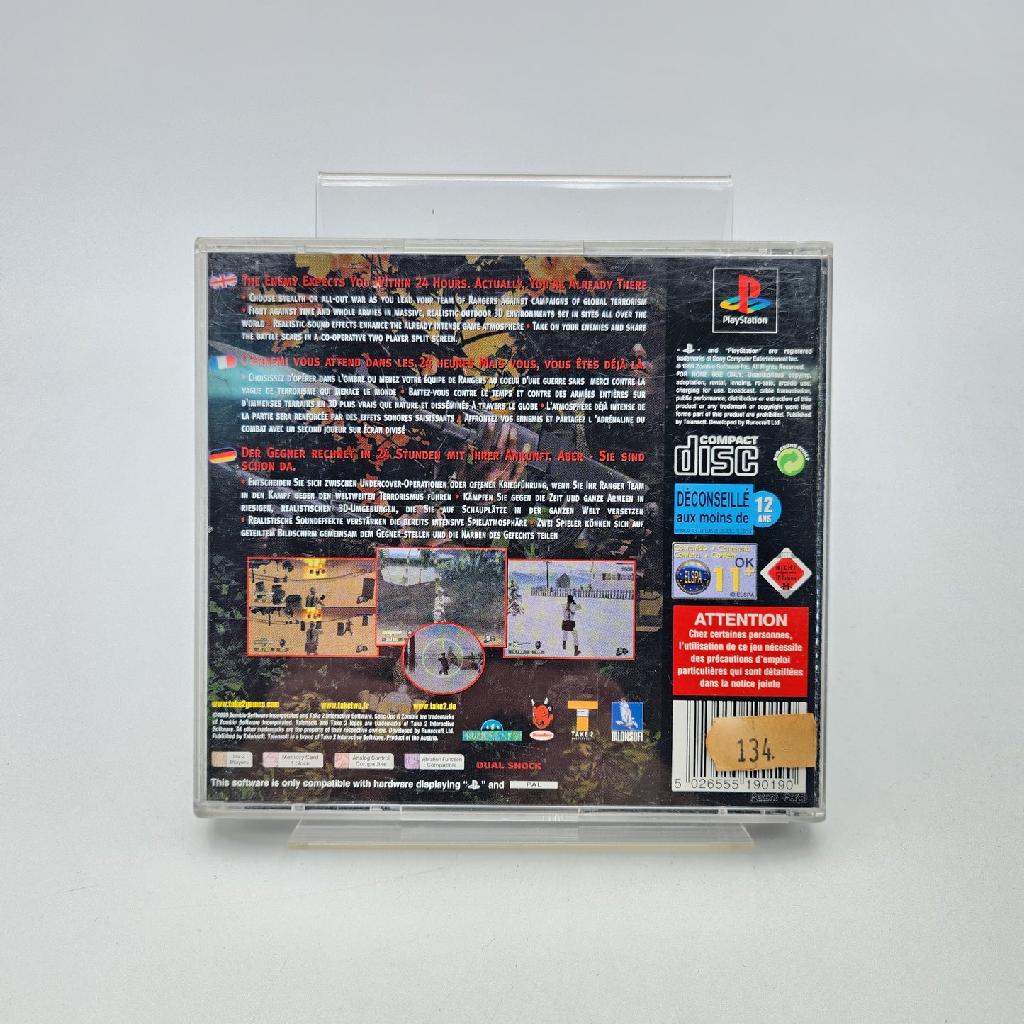 SPEC OPS STEALTH PATROL - PLAYSTATION 1