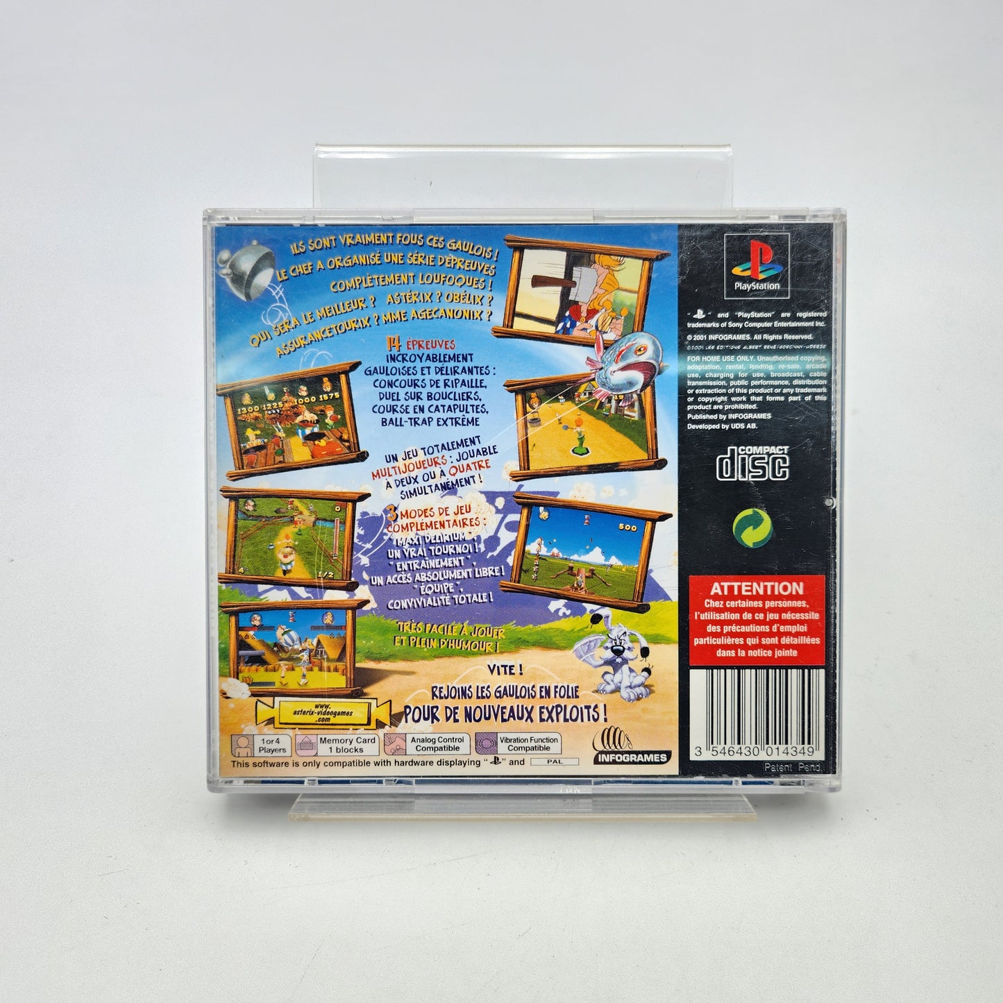 ASTÉRIX MAXI DÉLIRIUM - PLAYSTATION 1