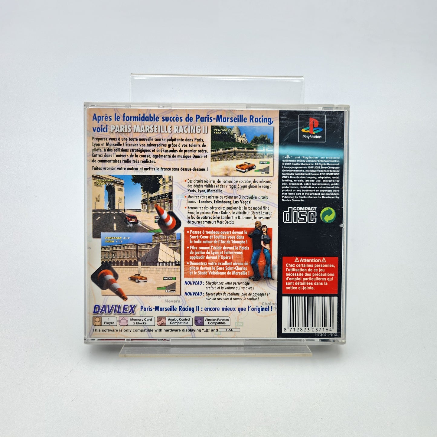 PARIS-MARSEILLE RACING II - PLAYSTATION 1